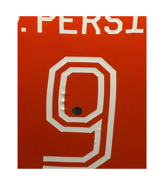 Robin van Persie Netherlands 14/15 framed home shirt 