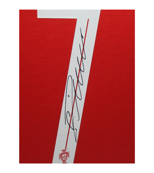 Cristiano Ronaldo Portugal 2025 Framed Home Shirt 