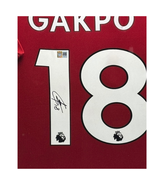 Cody Gakpo Liverpool 22/23 Framed Home Shirt 