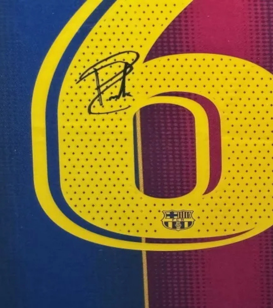 Pedri FC Barcelona 20/21 framed home shirt 