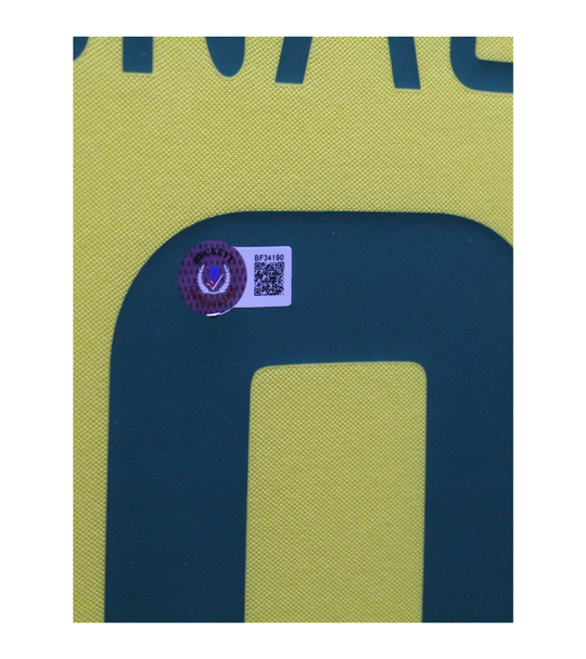 Ronaldo Lima Brazil 2002 Framed Home Shirt 