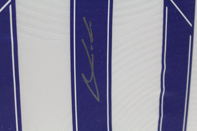 Luka Modric Real Madrid 21/22 Framed Home Shirt