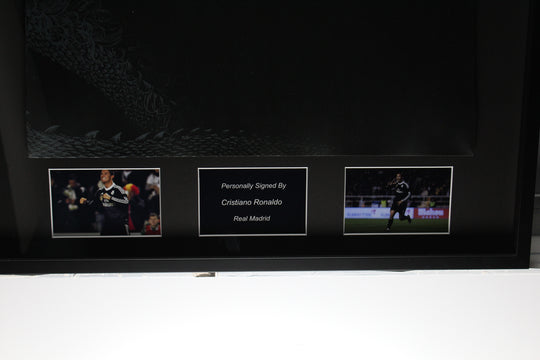 Cristiano Ronaldo Real Madrid 14/15 Framed 3rd Shirt