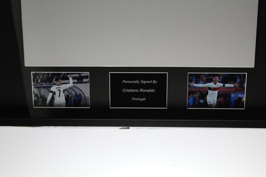 Cristiano Ronaldo Portugal 22/23 framed away shirt
