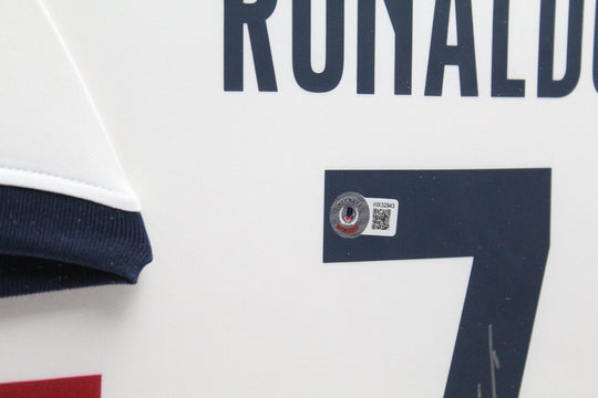Cristiano Ronaldo Portugal 22/23 framed away shirt