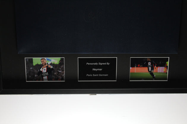 Neymar JR Paris Saint Germain 22/23 Framed Home Shirt