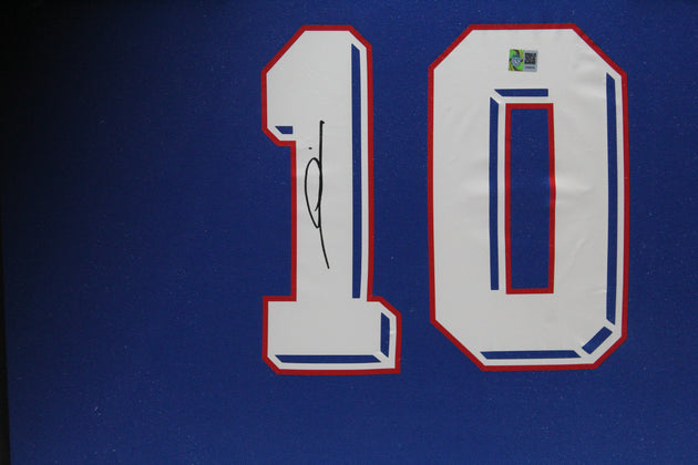 Zinedine Zidane Frankrijk 1998 ingelijst thuis shirt