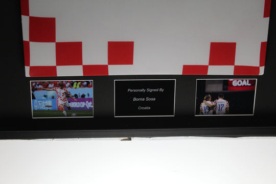 Borna Sosa Croatia 22/23 framed home shirt
