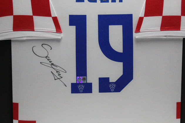 Borna Sosa Croatia 22/23 framed home shirt