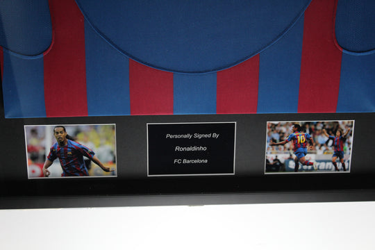 Ronaldinho FC Barcelona 05/06 indrammet hjemmebanetrøje