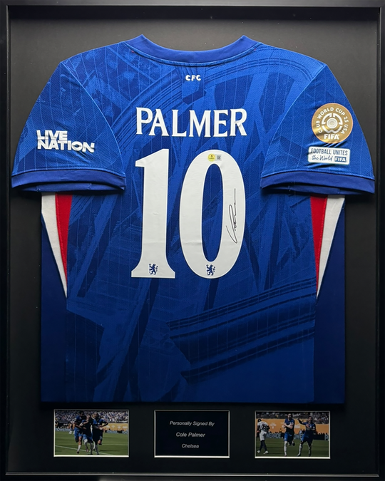 Cole Palmer Chelsea 25/26 framed home shirt 