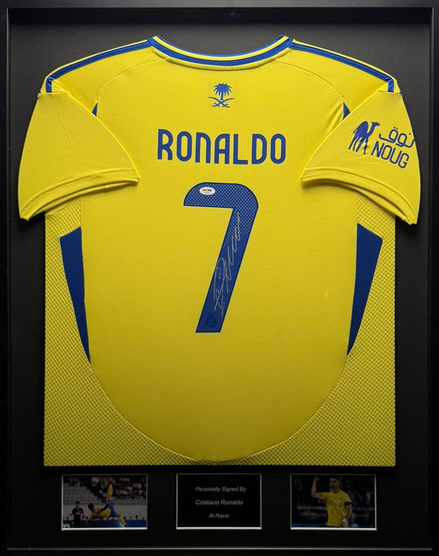 Cristiano Ronaldo Al-Nassr 24/25 Framed Home Shirt 