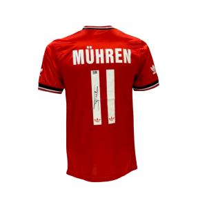 Arnold Mühren Manchester United 84/85 thuis shirt