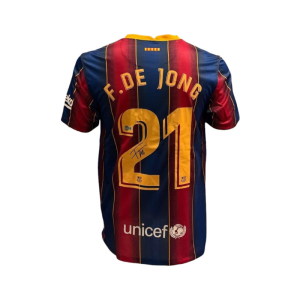 Frenkie de Jong FC Barcelona 20/21 thuis shirt