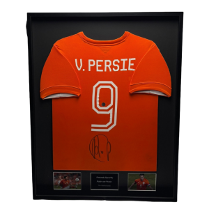 Robin van Persie Nederland 14/15 ingelijst thuis shirt